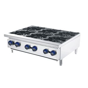 COOKRITE 6 BURNER COOK TOPS W910 X D700 X H333 COOKRITE ATHP-36-6-NG