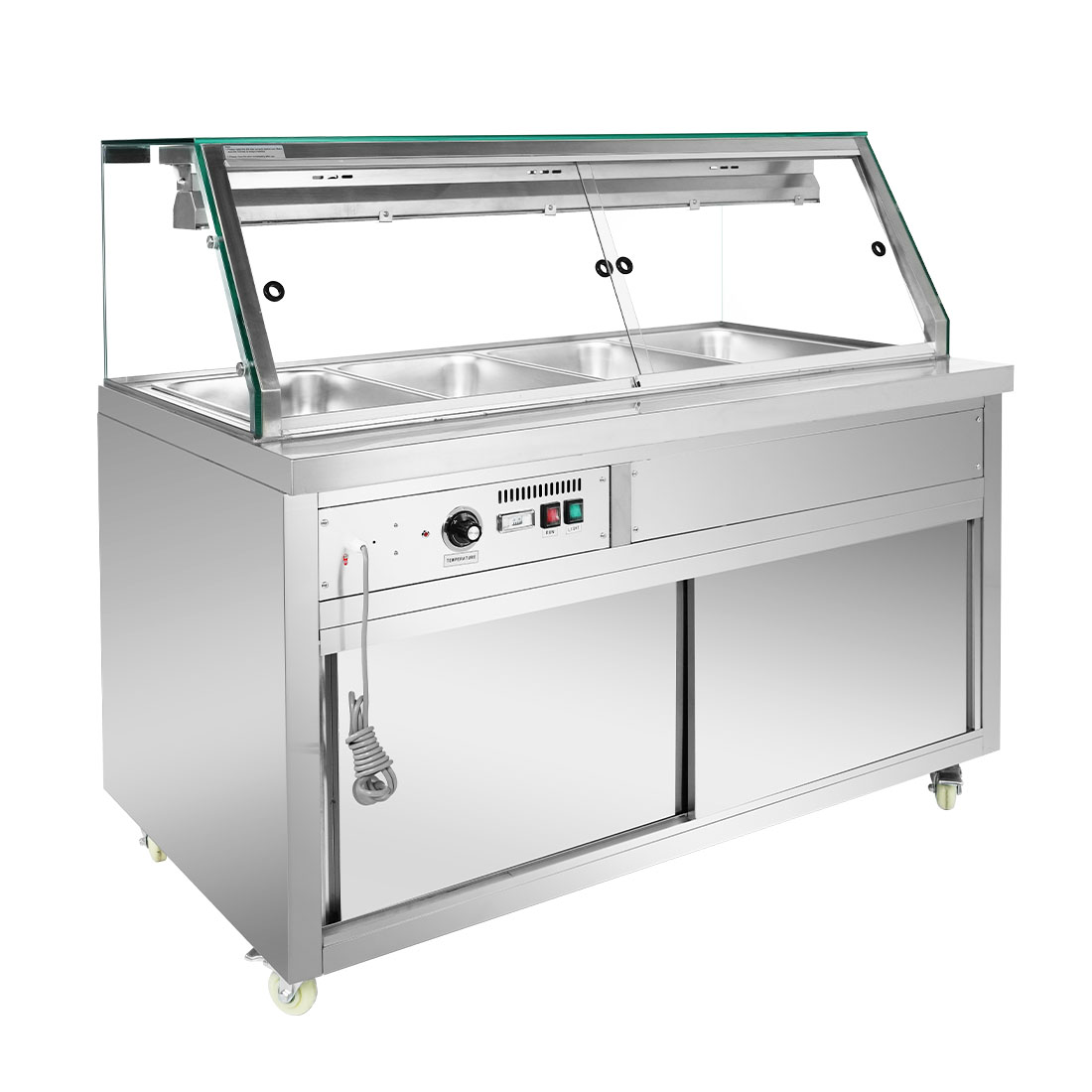 Thermaster Wet and Dry Bain Marie Display 4x1/1 GN Pans - PG150FE-XG