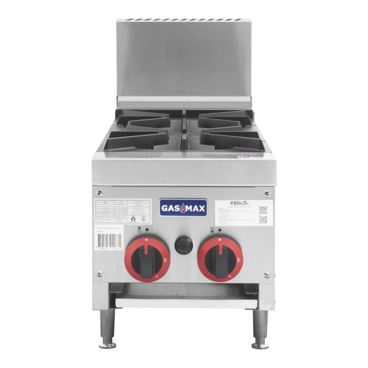 Gasmax Gas 2 Burner Cook Top RB-2ELPG