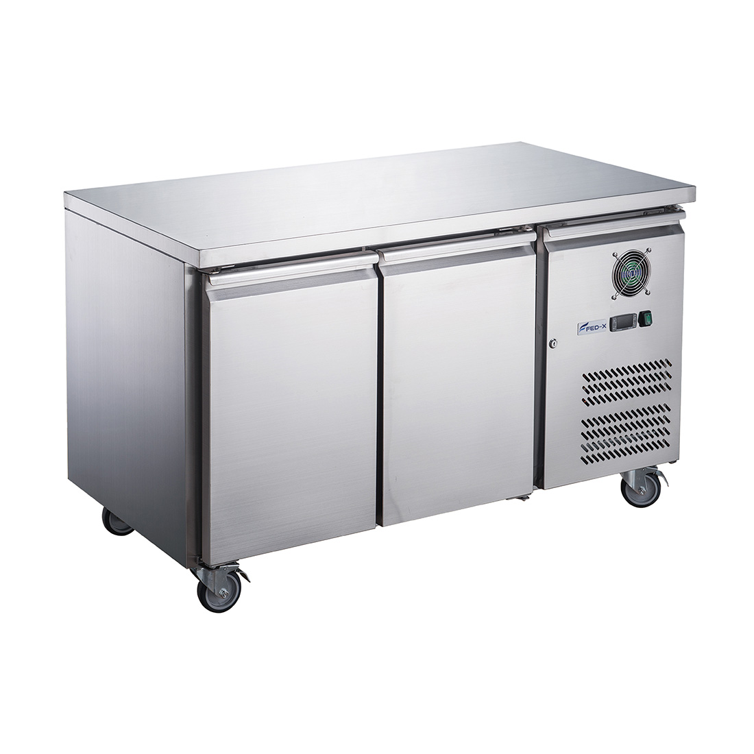 FED-X S/S Two Door Bench Fridge - XUB6C13S2V